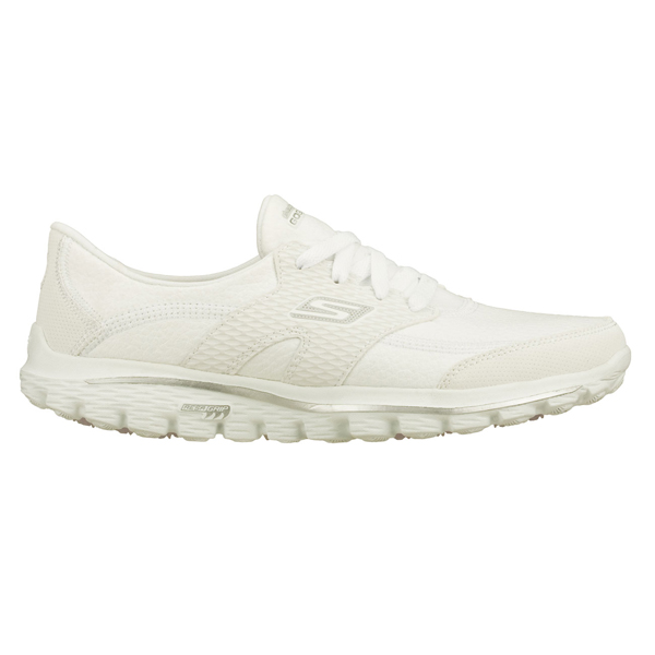 Skechers Women GOwalk 2 Golf - White/Silver