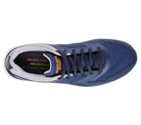 Skechers Men Relaxed Fit: Quantum Flex - Hudzick Navy/Gray