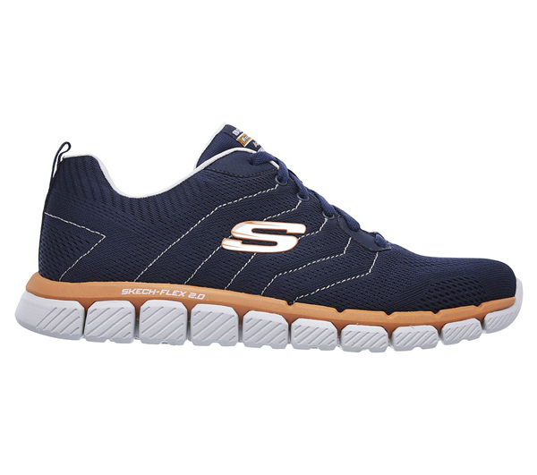 Skechers Men Skech-Flex 2.0 - Milwee Navy/Orange