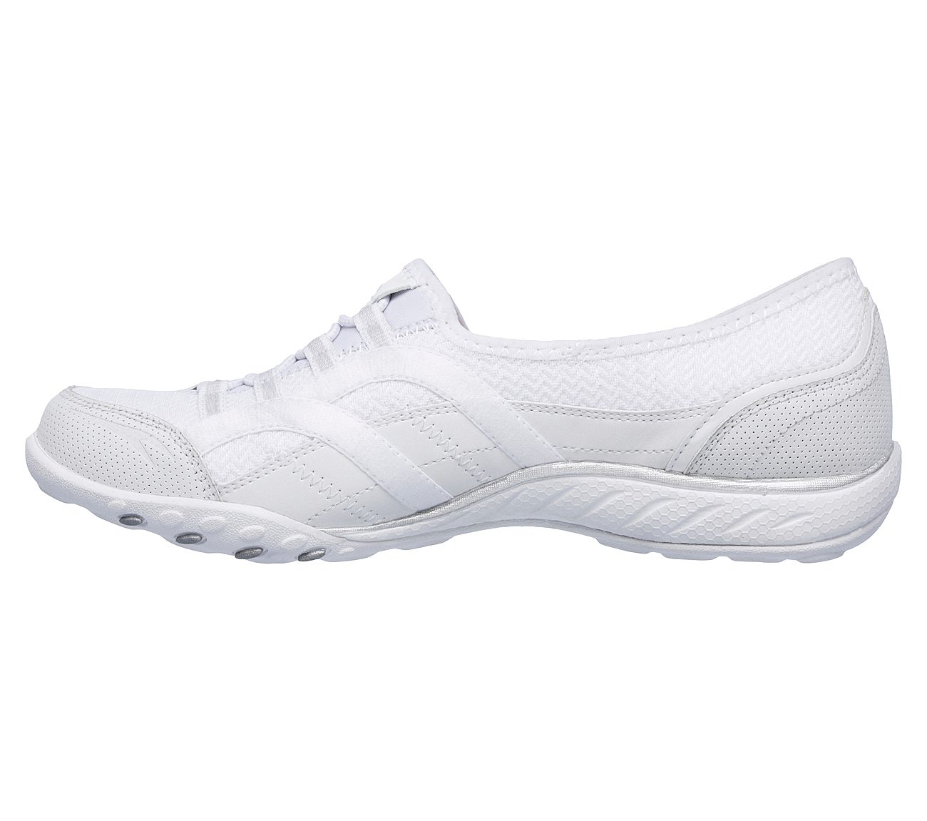 Skechers Women Relaxed Fit: Breathe Easy - Faithful White