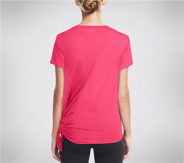 Skechers Women Together Heart Tee Shirt Fuchsia