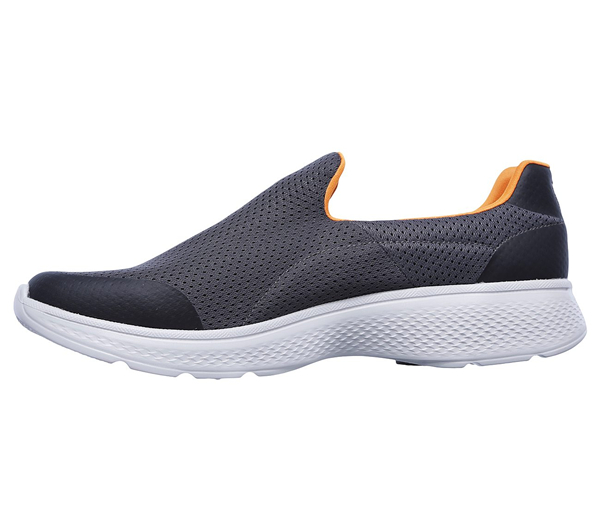 Skechers Men GOwalk 4 - Incredible Charcoal/Orange