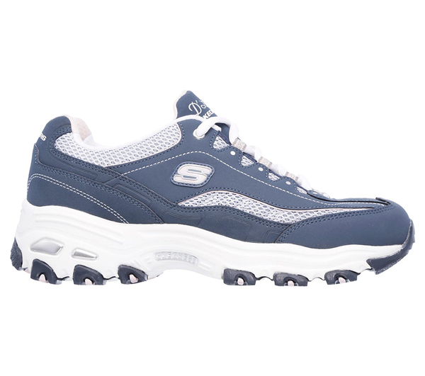Skechers Women D'lites - Life Saver Navy/White