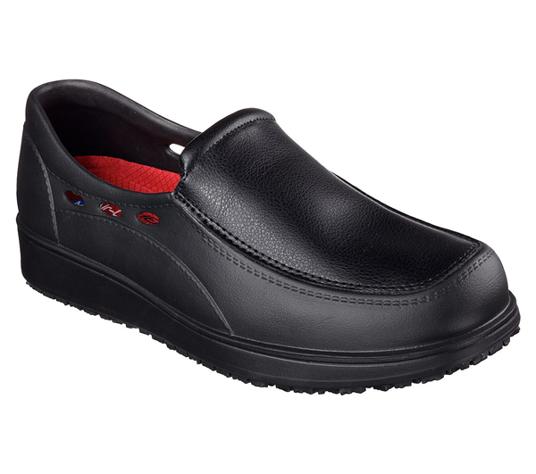 Skechers Men Work: Relaxed Fit Lorman Black