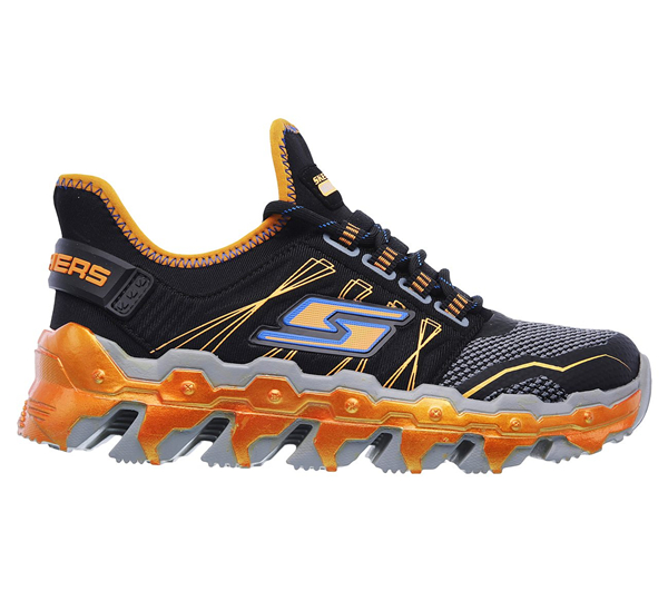 Skechers Boys Mega Flex: Mega Blade Lite Black/Orange