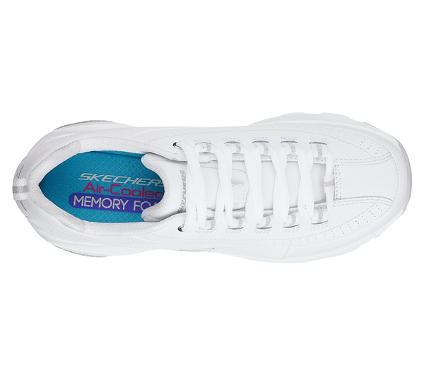 Skechers Women D'Lites Ultra - Illusions White/Sliver