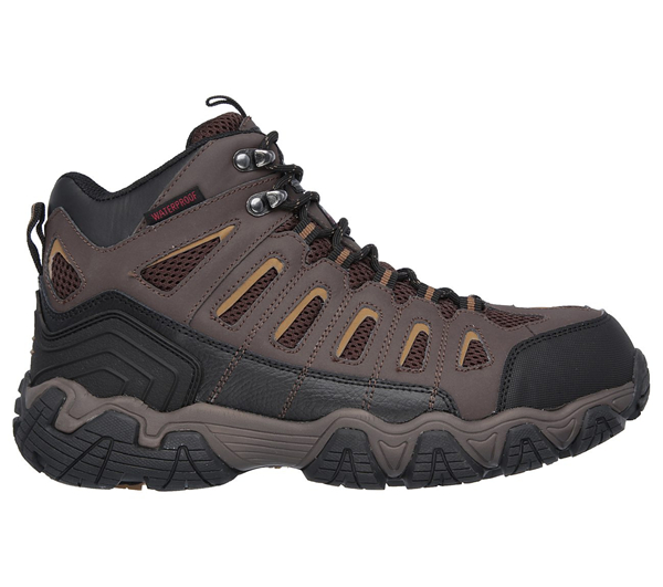Skechers Men Work: Blais - Bixford Dark Brown
