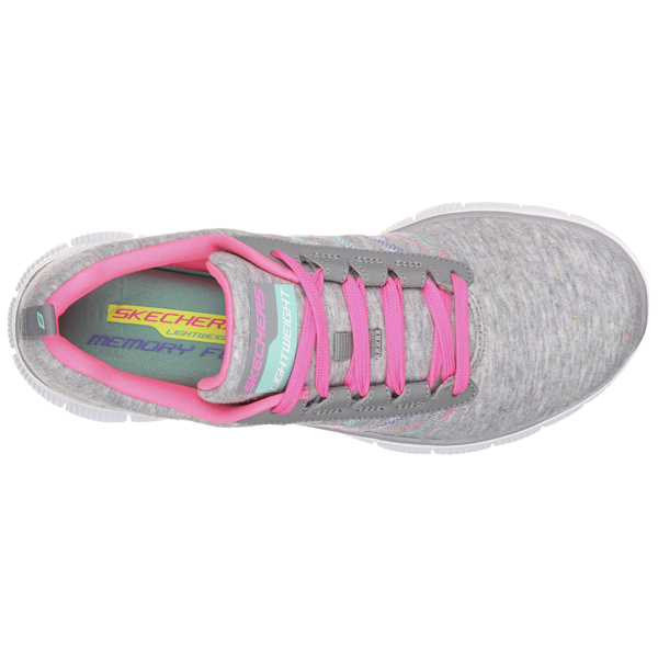 Skechers Women Flex Appeal - Miracle Worker Light Gray/Pink