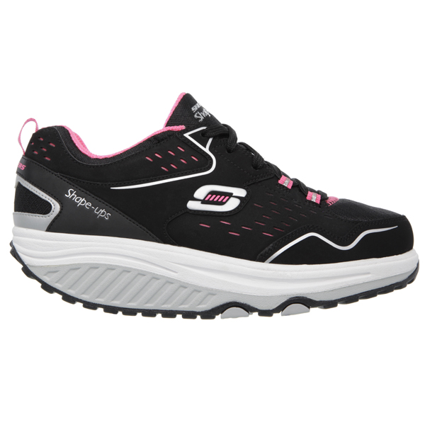 Skechers Women Shape-UPS 2.0 - Everyday Comfort Black/Hot Pink