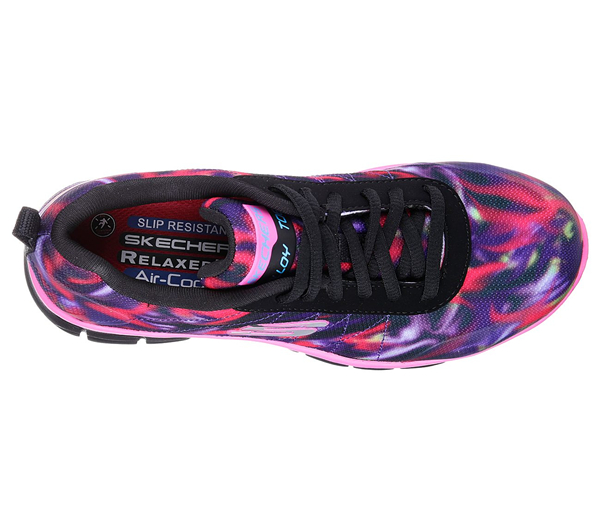 Skechers Women Work: Relaxed Fit Synergy - Arrey Alloy Toe Black/Multi