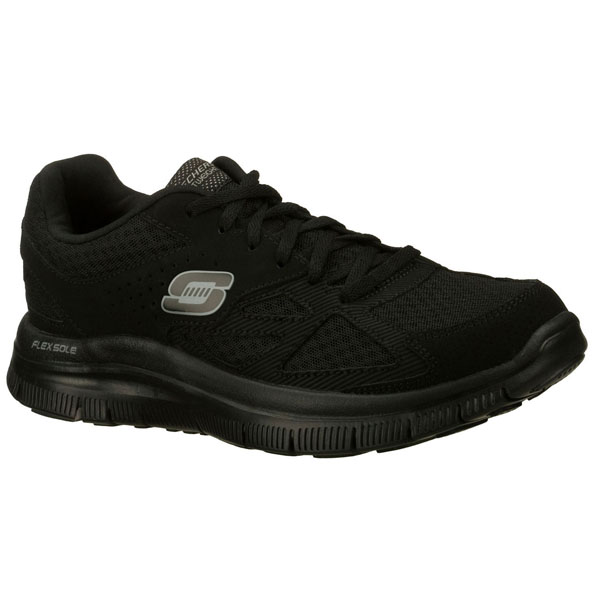Skechers Men Wide Fit (2E) Shoes - Master Plan Black