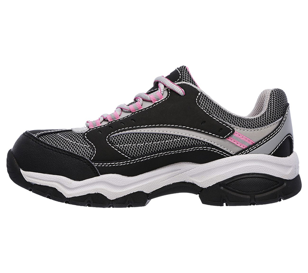 Skechers Women Work: Biscoe Black/Gray