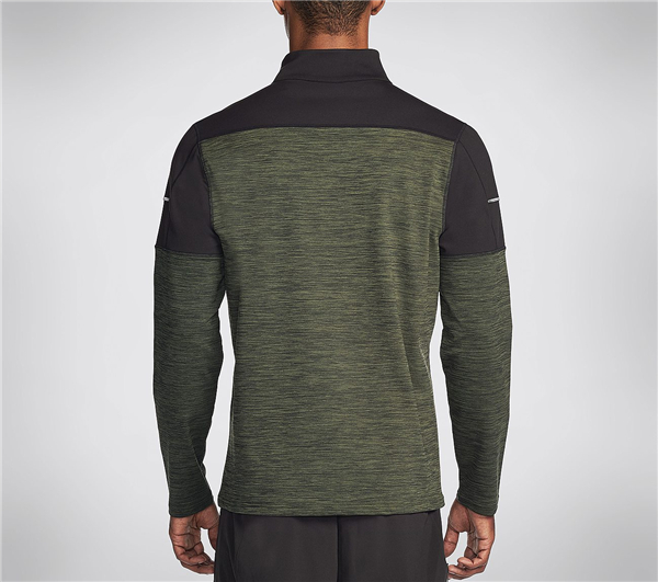 Skechers Men Adventure Quarter Zip Sweat Shirt Green