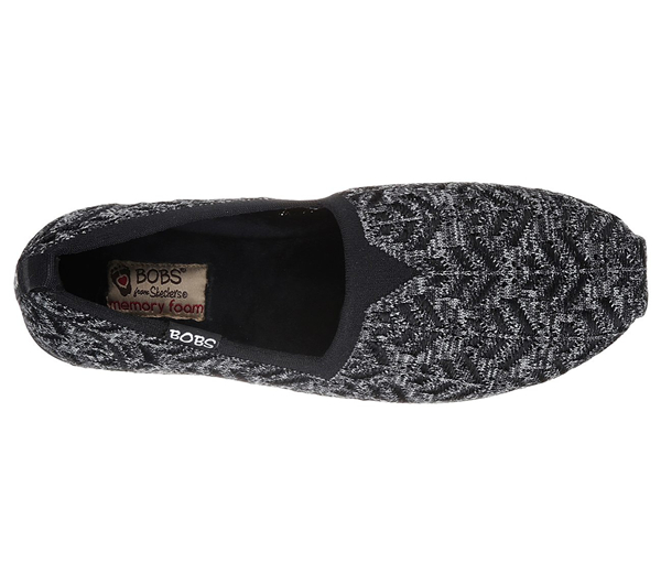 Skechers Women Bobs Plush Lite - Plush Life Black/Gray