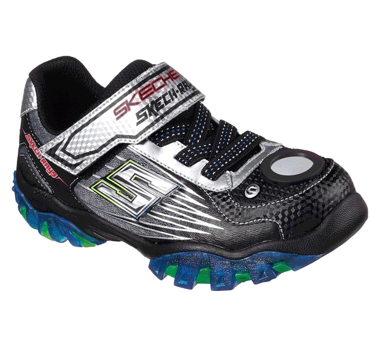 Skechers Boys Lights: Street Lightz 2.0 - Skech Rayz Sliver/Multi