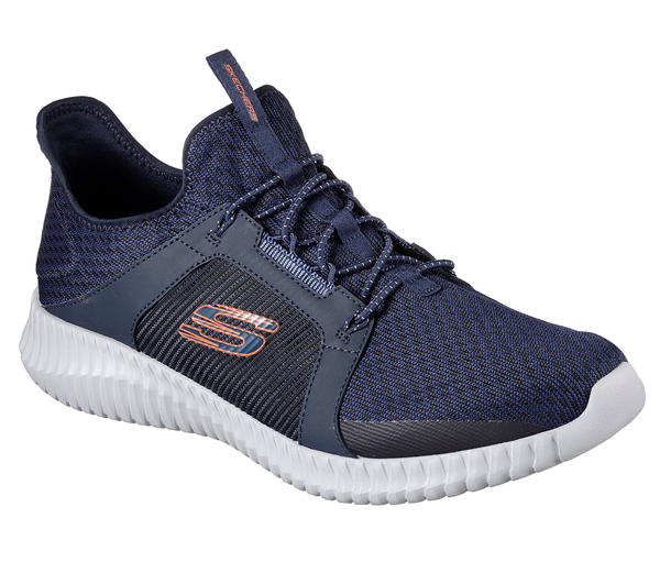 Skechers Men Elite Flex Navy/Orange