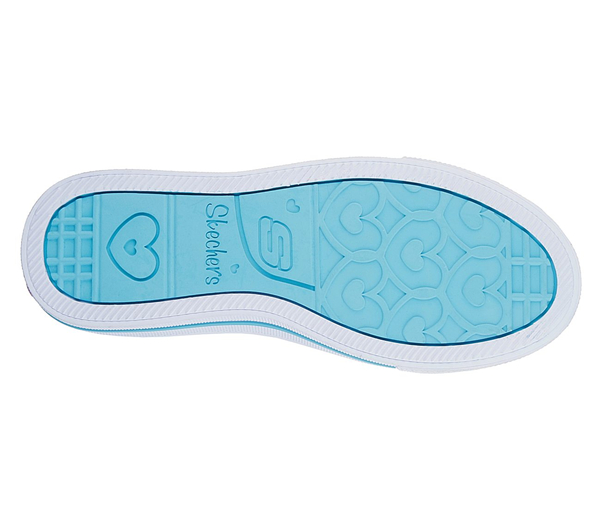 Skechers Girls Twinkle Toes: Shuffles - Twist Turns Denim/Multi
