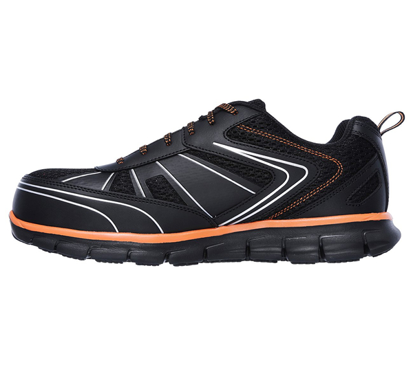 Skechers Men Work: Synergy - Fosston Alloy Toe Black/Orange