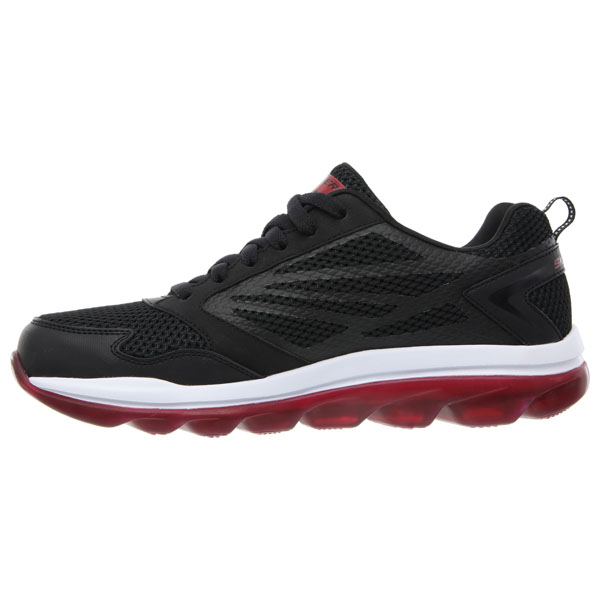 Skechers Men Extra Wide Fit (4E) Shoes - Black/Red