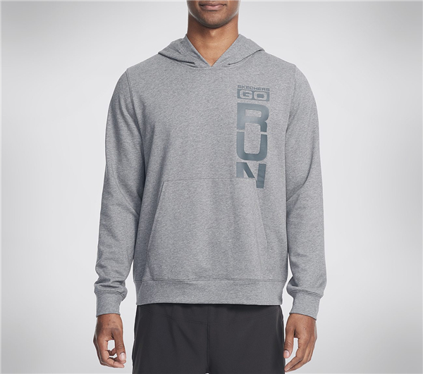 Skechers Men Boardwalk Hoodie Charcoal