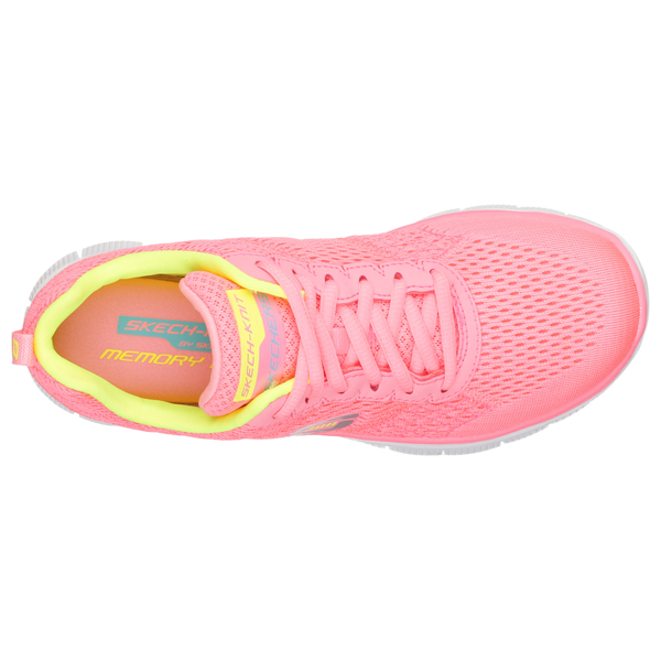Skechers Women Flex Appeal - Obvious Choice Pink/Yellow