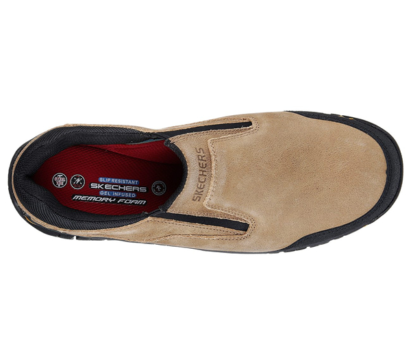 Skechers Men Work: Relaxed Fit Hartan Camel