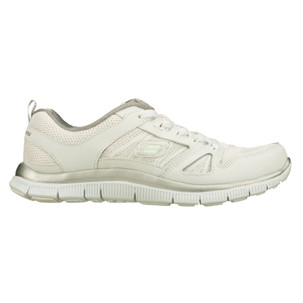 Skechers Women Flex Appeal - Spring Fever White/Silver