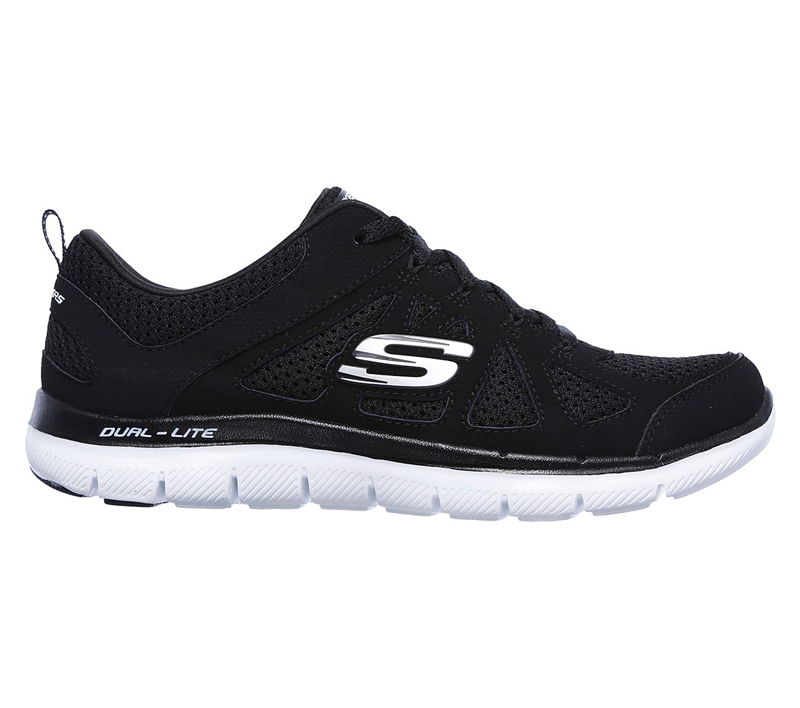 Skechers Women Flex Appeal 2.0 - Simplistic Black/White