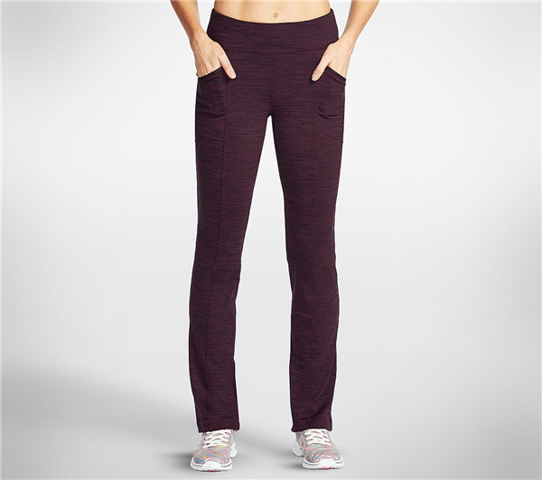 Skechers Women GO Walk Pant Burgundy