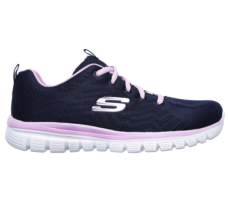 Skechers Women Graceful - Get Connected Navy/Pink