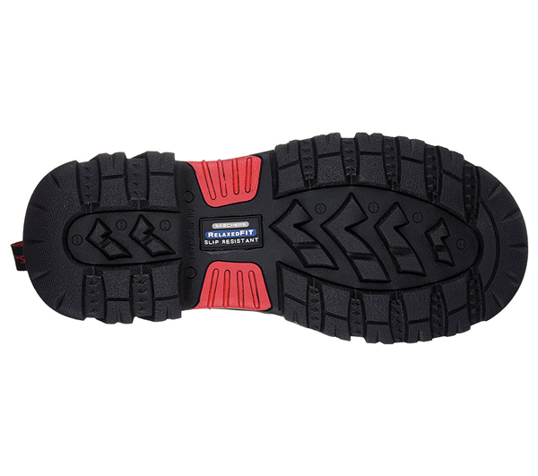 Skechers Men Work: Relaxed Fit Burgin - Glennert Comp Toe Dark Brown