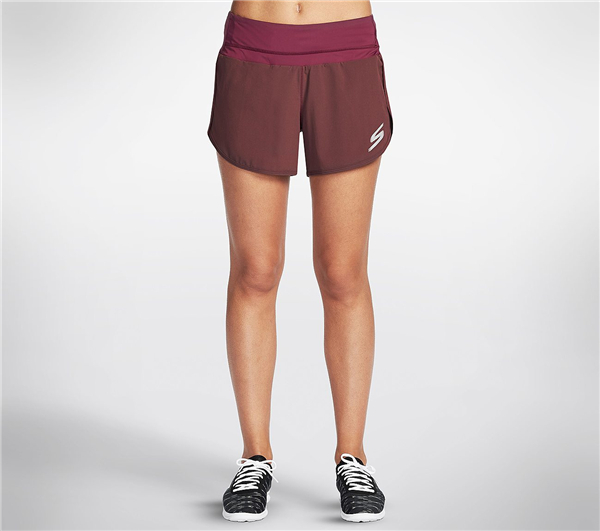 Skechers Women Rosecran Frequency Shorts Burgundy