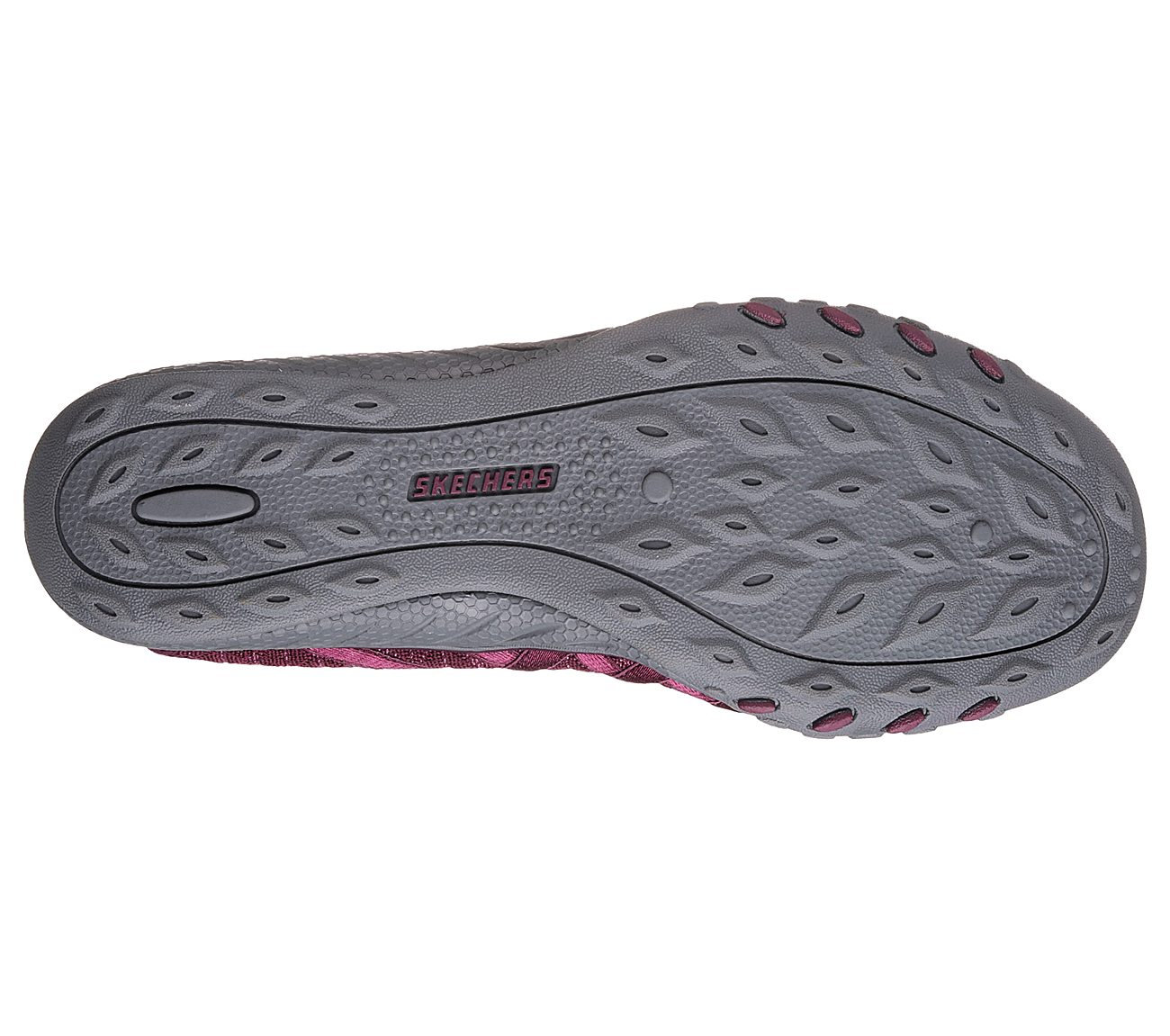 Skechers Women Relaxed Fit: Breathe Easy - Viva-City Burgundy