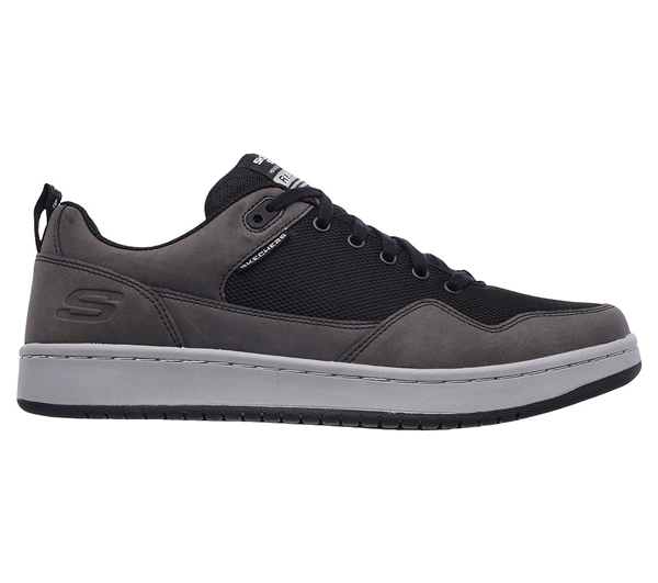 Skechers Men Relaxed Fit: Tedder Black/Charcoal