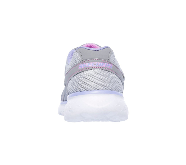 Skechers Girls GOrun - Sparkle Sprinters Gray/Lavender