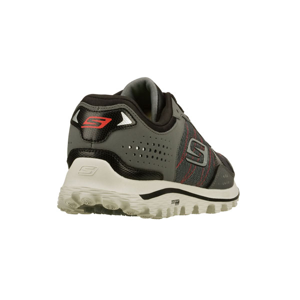Skechers Men Extra Wide Fit (4E) Shoes - Lynx Charcoal/Black