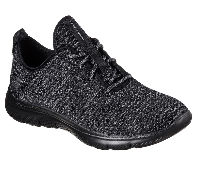 Skechers Women Flex Appeal 2.0 - Bold Move Black/Charcoal