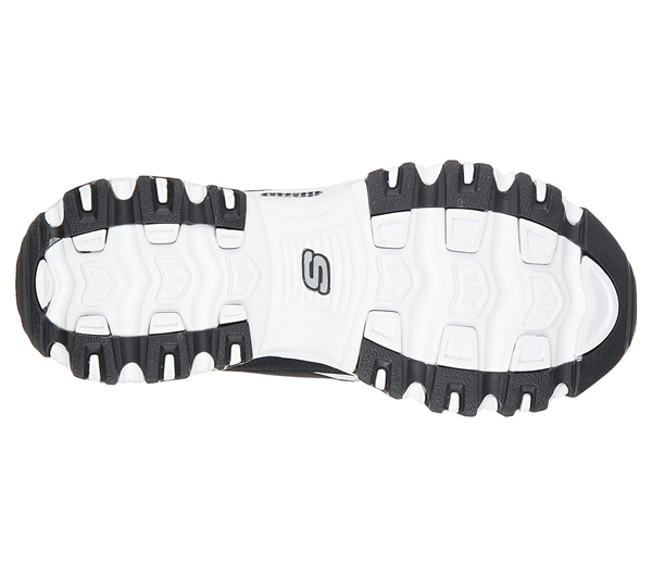 Skechers Women D'Lites - Set In Stone Black/White