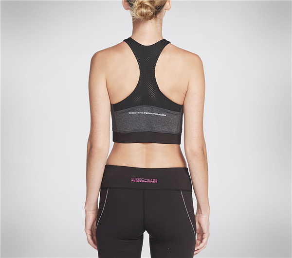 Skechers Women Balance Crop Top Dark Gray