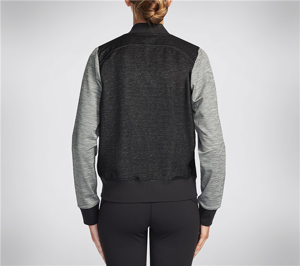 Skechers Women GO Walk Bomber Jacket Black