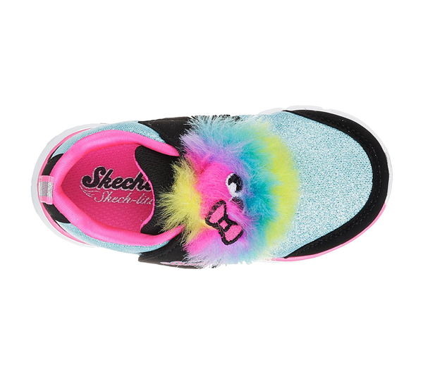 Skechers Girls Skech-Lite - Lil Critter Turquoise/Black