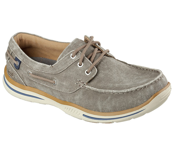 Skechers Men Relaxed Fit: Elected - Horizon Light Brown