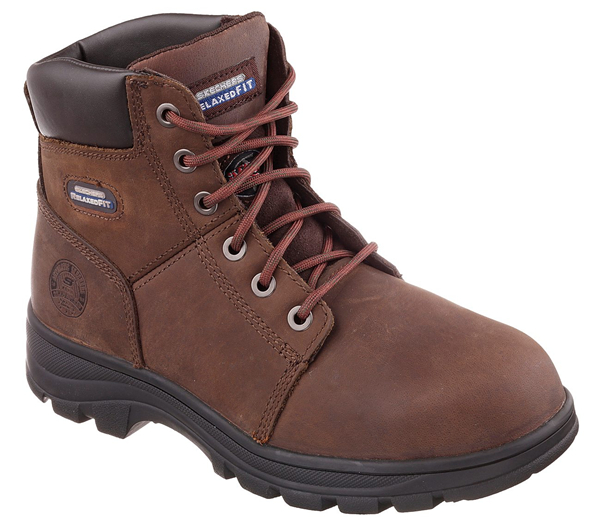 Skechers Men Work: Relaxed Fit - Workshire Brown
