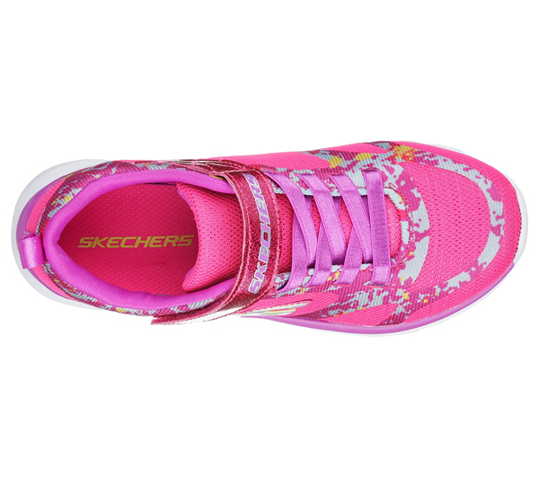 Skechers Girls Trainer Lite - Bright Racer Neon Pink/Purple