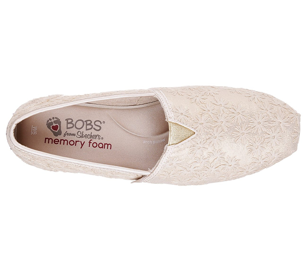 Skechers Women Bobs Plush - Winter Angel Light Gold