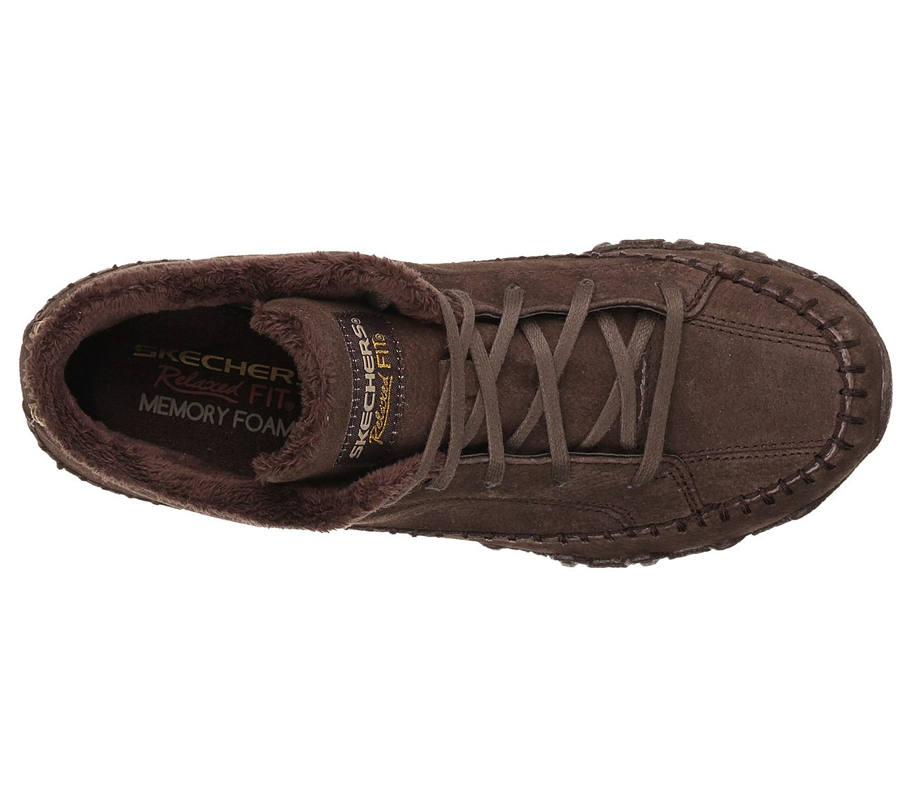 Skechers Women Relaxed Fit: Bikers - Totem Pole Chocolate