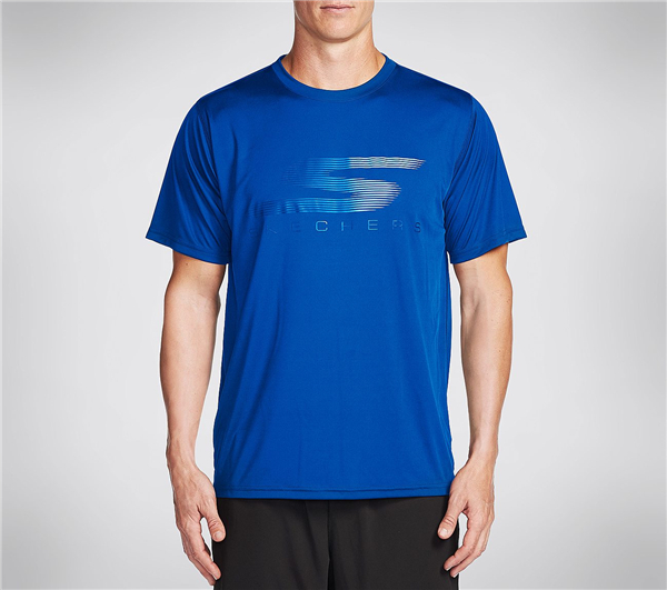 Skechers Men Trailblazer Tee Shirt Blue