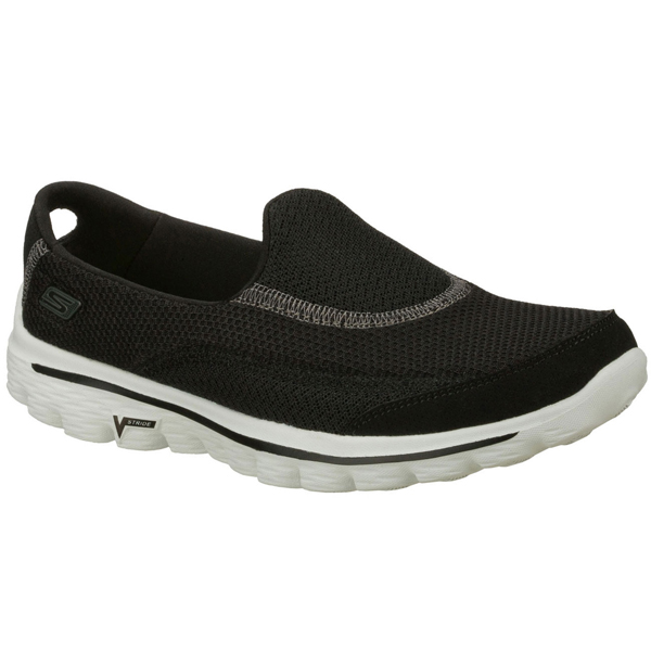 Skechers Women GOwalk 2 Black/White