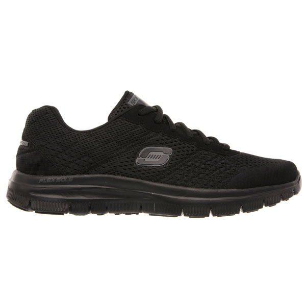 Skechers Men Wide Fit (2E) Shoes - Covert Activity Black