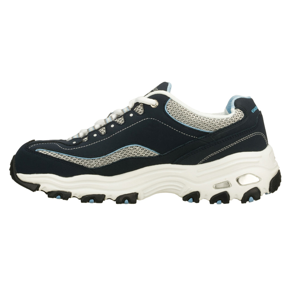 Skechers Women D'lites - Centennial Navy/White